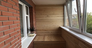 Отделка, остекление, утепление балконов в октябрьском от 211 руб. м/2.