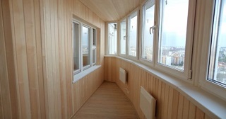 Отделка, остекление, утепление балконов в октябрьском от 211 руб. м/2.
